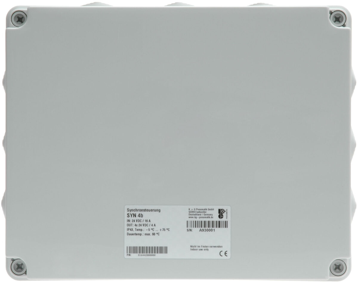 Synchronsteuerung SYN 4 - K + G Tectronic GmbH